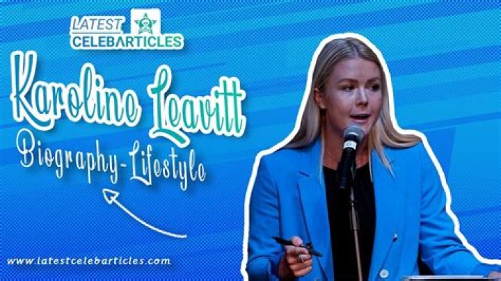 Discovering The Age Of Karoline Leavitt: A Rising Star