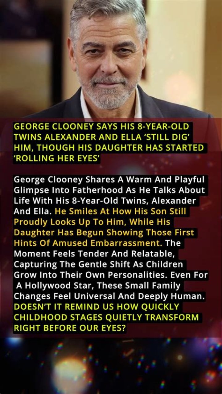 George Clooney's Journey Into Fatherhood: The Twins