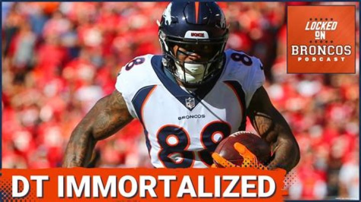 **The Legacy Of Demaryius Thomas: A Journey Beyond The Field**