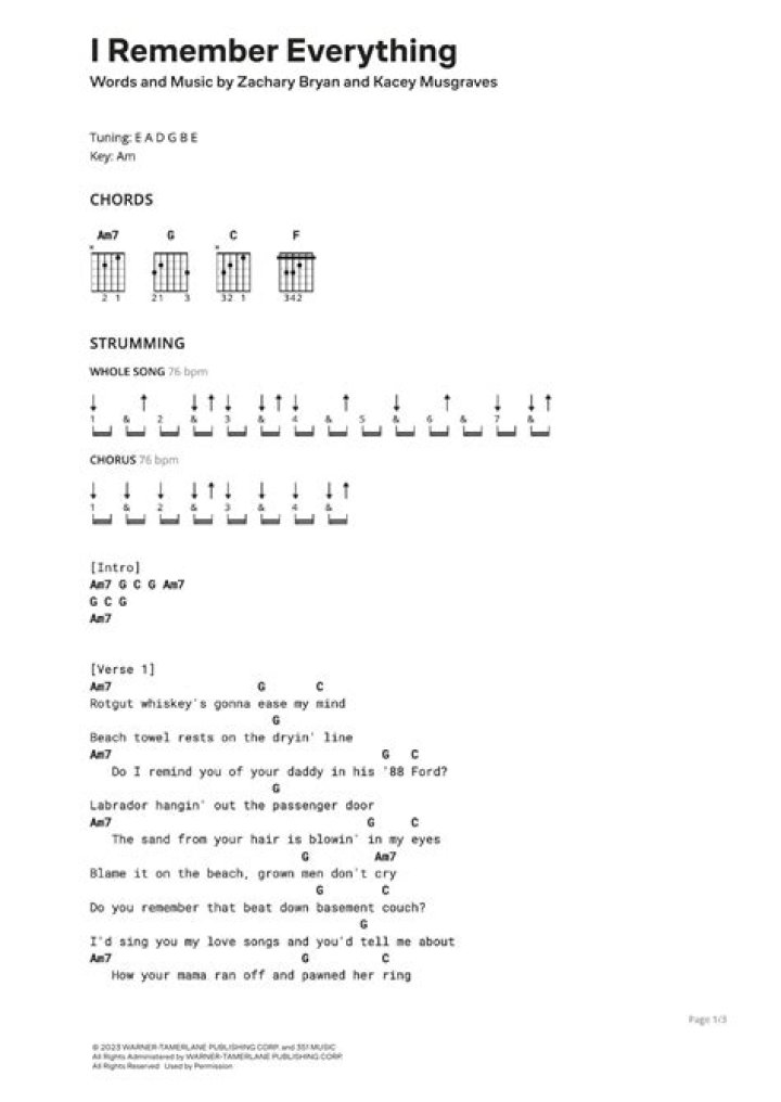 Unraveling The Depths Of "I Remember Everything" Lyrics