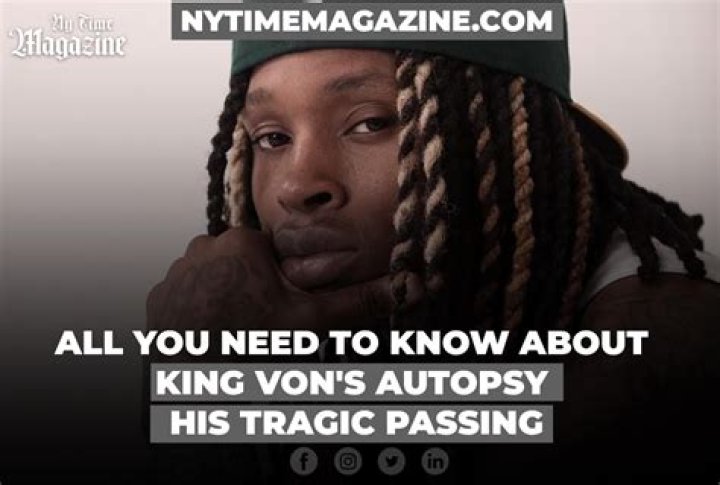 Unraveling The Mystery: The King Von Toxicology Report